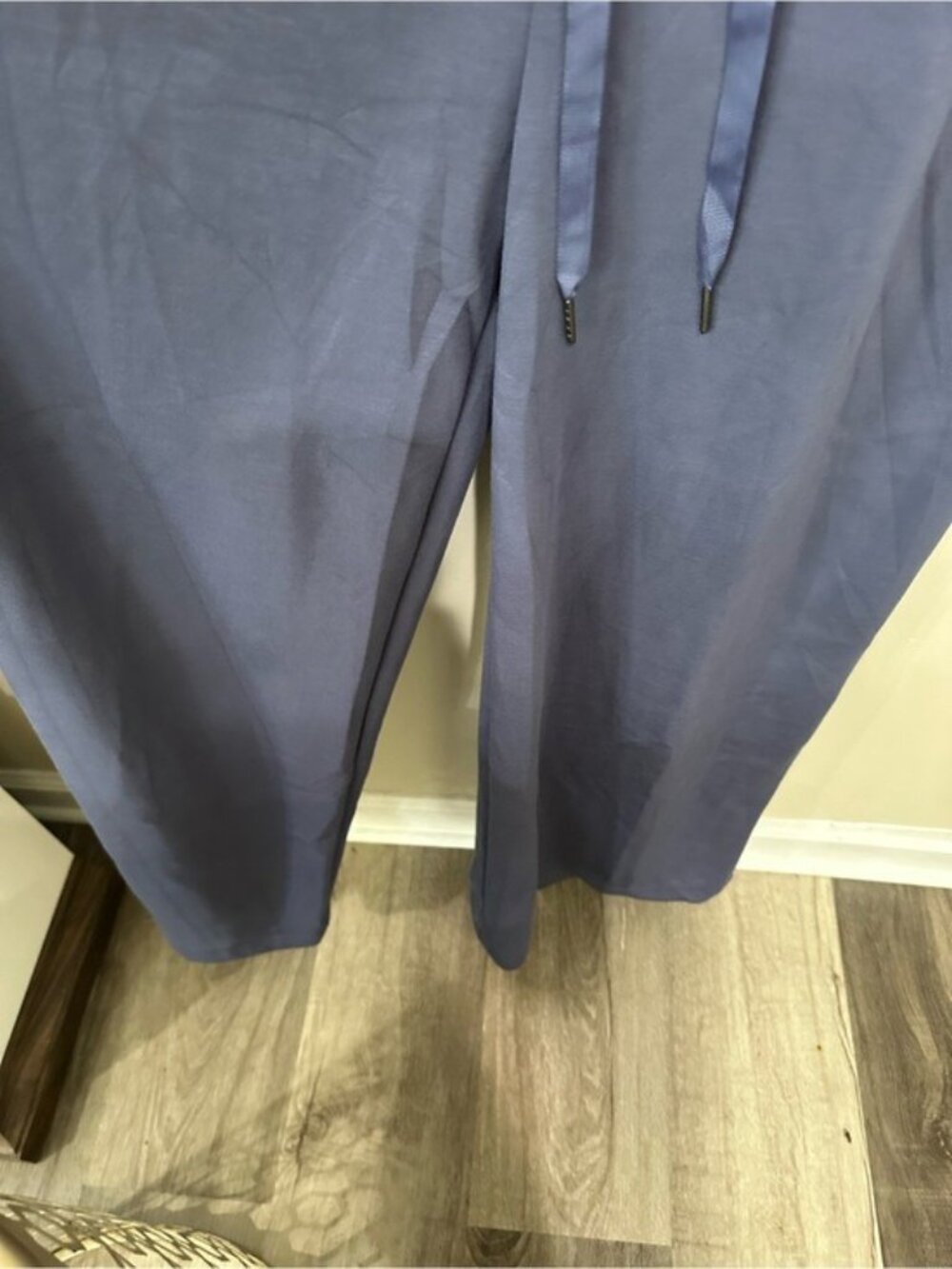 Serra Blue Casual Romper Jumpsuit XL 16-18 Wide Leg Drawstring NWT - Picture 6 of 11